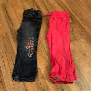 24m girls pants bundle